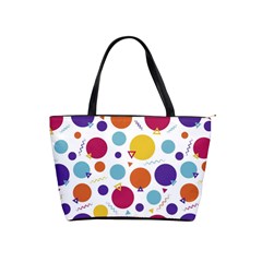 Background Polka Dot Classic Shoulder Handbag by Ravend