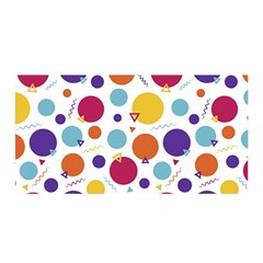 Background Polka Dot Satin Wrap 35  X 70  by Ravend