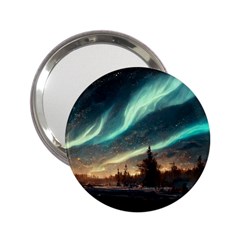 Northern Light North Sky Night 2 25  Handbag Mirrors by Ravend