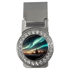 Northern Light North Sky Night Money Clips (cz)  by Ravend