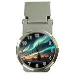 Northern Light North Sky Night Money Clip Watches Front