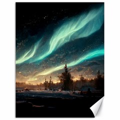 Northern Light North Sky Night Canvas 18  X 24  by Ravend