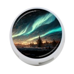 Northern Light North Sky Night 4-port Usb Hub (two Sides) by Ravend