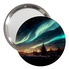 Northern Light North Sky Night 3  Handbag Mirrors by Ravend