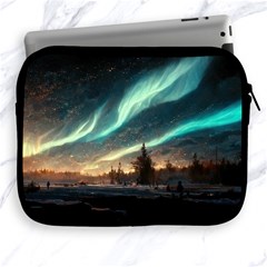 Northern Light North Sky Night Apple Ipad 2/3/4 Zipper Cases by Ravend