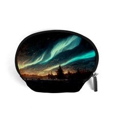 Northern Light North Sky Night Accessory Pouch (small) by Ravend