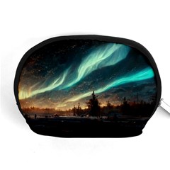 Northern Light North Sky Night Accessory Pouch (medium) by Ravend