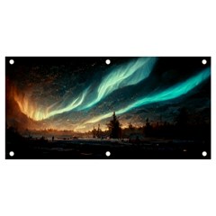 Northern Light North Sky Night Banner And Sign 4  X 2 