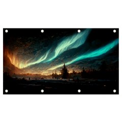 Northern Light North Sky Night Banner And Sign 7  X 4 