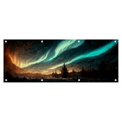 Northern Light North Sky Night Banner And Sign 8  X 3 