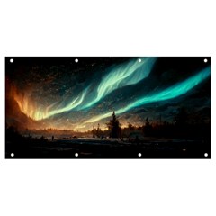 Northern Light North Sky Night Banner And Sign 8  X 4 