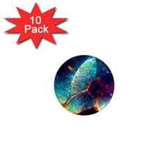 Abstract Galactic Wallpaper 1  Mini Magnet (10 Pack)  by Ravend