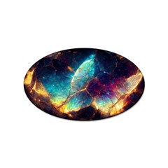 Abstract Galactic Wallpaper Sticker Oval (10 Pack)