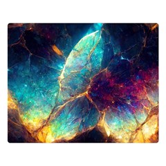 Abstract Galactic Wallpaper Double Sided Flano Blanket (large)  by Ravend