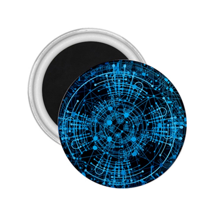 Network Circuit Board Trace 2.25  Magnets