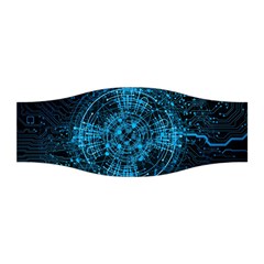 Network Circuit Board Trace Stretchable Headband by Ravend