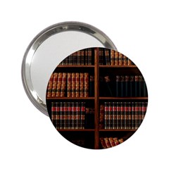 Book Bookshelf Bookcase Library 2 25  Handbag Mirrors by Ravend