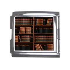 Book Bookshelf Bookcase Library Mega Link Italian Charm (18mm)