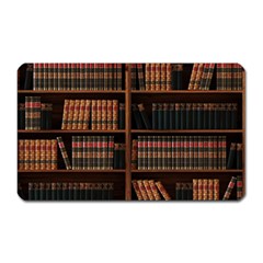 Book Bookshelf Bookcase Library Magnet (rectangular) by Ravend