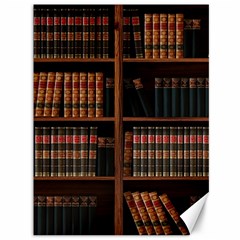 Book Bookshelf Bookcase Library Canvas 36  X 48  by Ravend