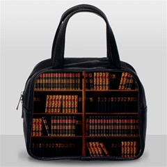 Book Bookshelf Bookcase Library Classic Handbag (one Side) by Ravend