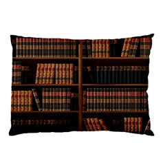 Book Bookshelf Bookcase Library Pillow Case by Ravend