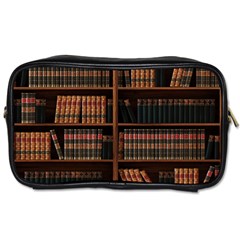 Book Bookshelf Bookcase Library Toiletries Bag (two Sides) by Ravend