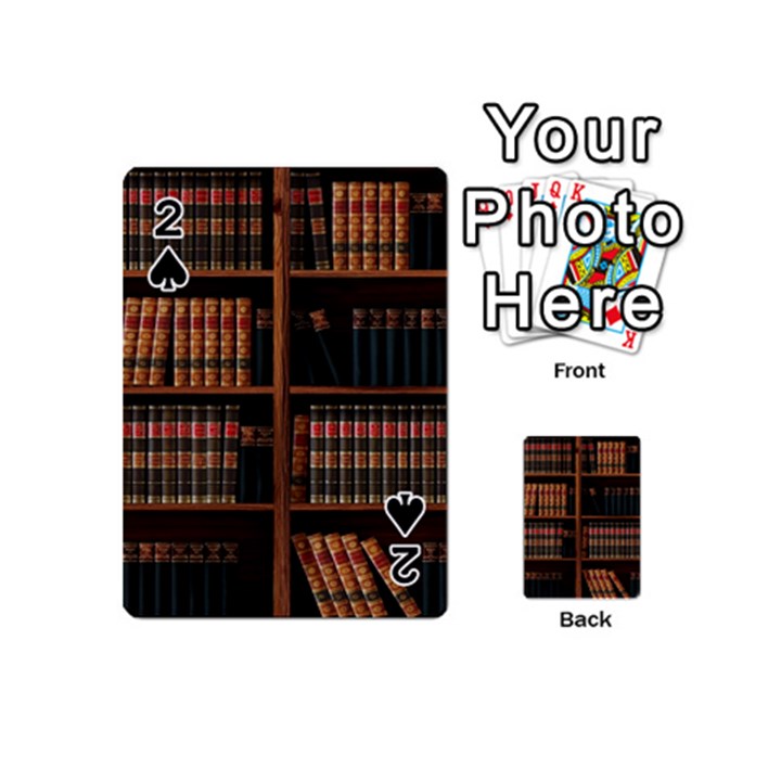 Book Bookshelf Bookcase Library Playing Cards 54 Designs (Mini)