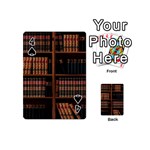 Book Bookshelf Bookcase Library Playing Cards 54 Designs (Mini) Front - Spade4