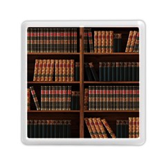 Book Bookshelf Bookcase Library Memory Card Reader (square) by Ravend