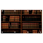 Book Bookshelf Bookcase Library Banner and Sign 7  x 4  Front