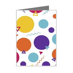 Background Polka Dot Mini Greeting Card