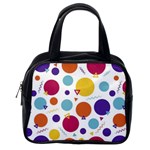 Background Polka Dot Classic Handbag (One Side) Front