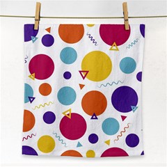 Background Polka Dot Face Towel