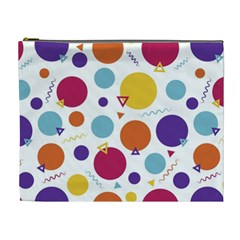 Background Polka Dot Cosmetic Bag (XL)