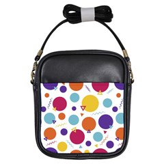 Background Polka Dot Girls Sling Bag