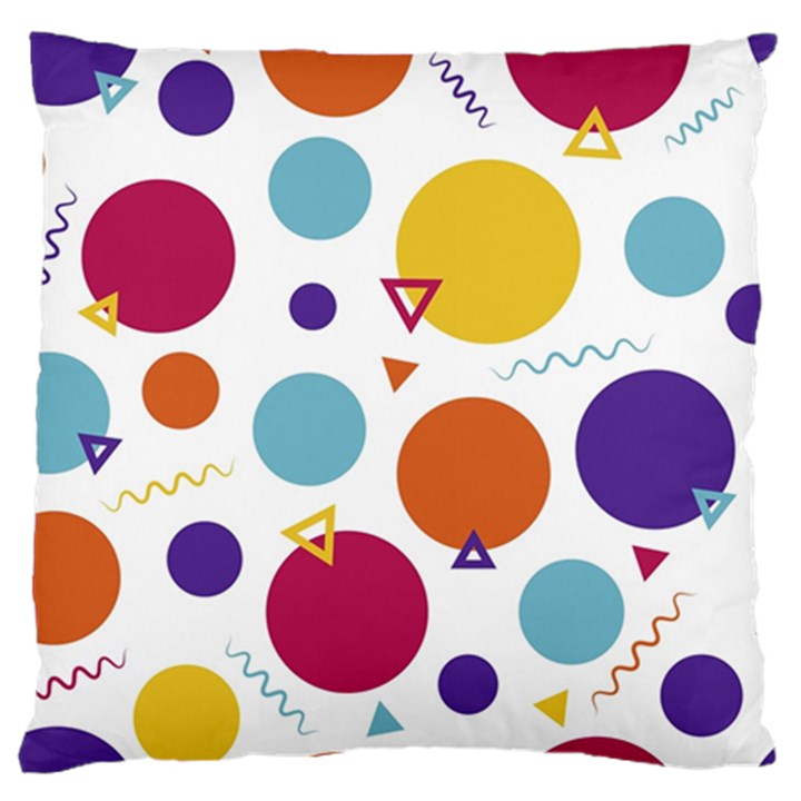 Background Polka Dot Large Cushion Case (Two Sides)