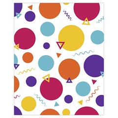 Background Polka Dot Drawstring Bag (Small)