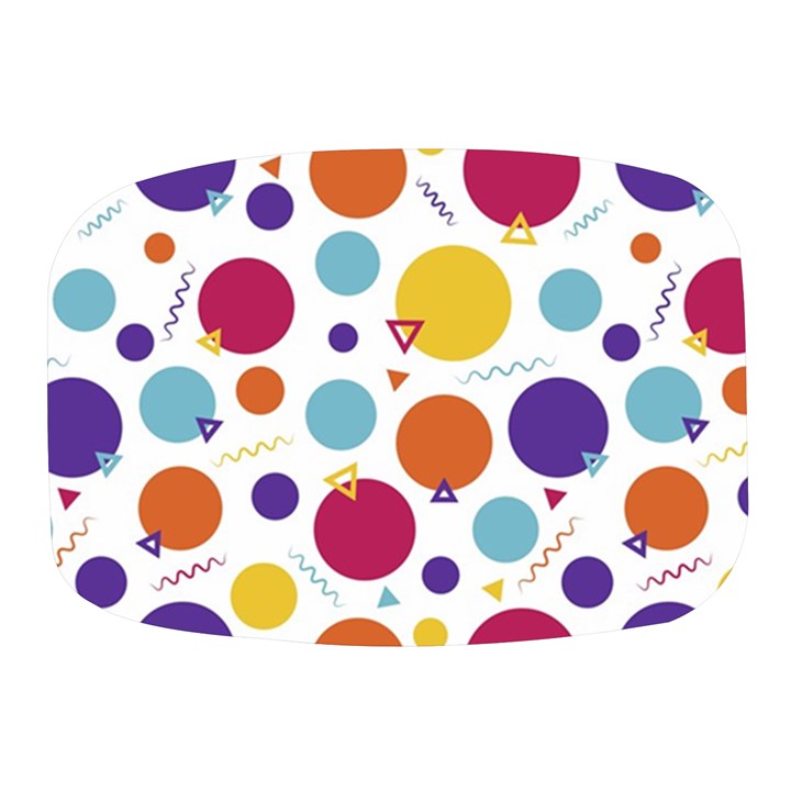 Background Polka Dot Mini Square Pill Box