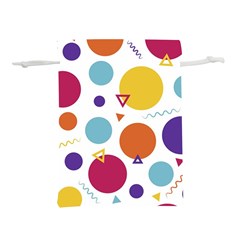 Background Polka Dot Lightweight Drawstring Pouch (S)