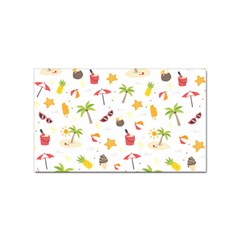 Summer Backgroundnature Beach Sticker (rectangular) by Ravend