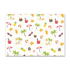 Summer Backgroundnature Beach Sticker A4 (100 Pack)