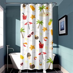 Summer Backgroundnature Beach Shower Curtain 36  X 72  (stall)  by Ravend