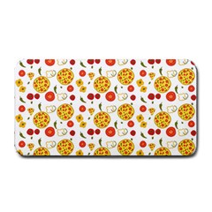 Illustration Pizza Background Vegetable Medium Bar Mat by Ravend