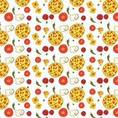 Illustration Pizza Background Vegetable Play Mat (square)