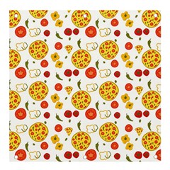 Illustration Pizza Background Vegetable Banner And Sign 4  X 4 