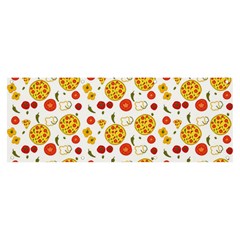 Illustration Pizza Background Vegetable Banner And Sign 8  X 3  by Ravend