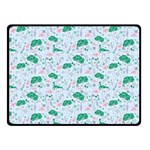 Flower Pattern Wallpaper Seamless Fleece Blanket (Small) 50 x40  Blanket Front