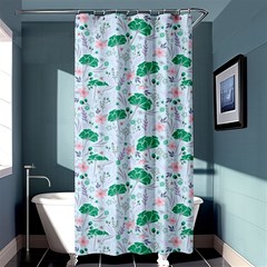 Flower Pattern Wallpaper Seamless Shower Curtain 36  X 72  (stall)  by Ravend