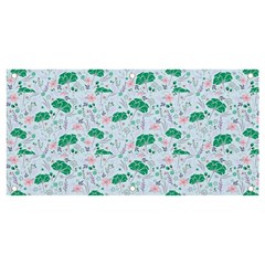 Flower Pattern Wallpaper Seamless Banner And Sign 4  X 2 